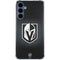 NHL Vegas Golden Knights Black Background Galaxy A35 5G Clear Case